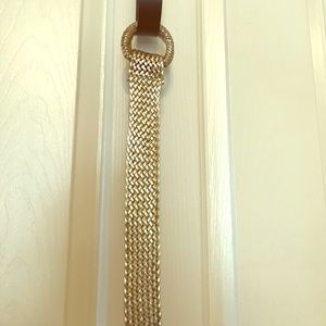 Gold woven belt