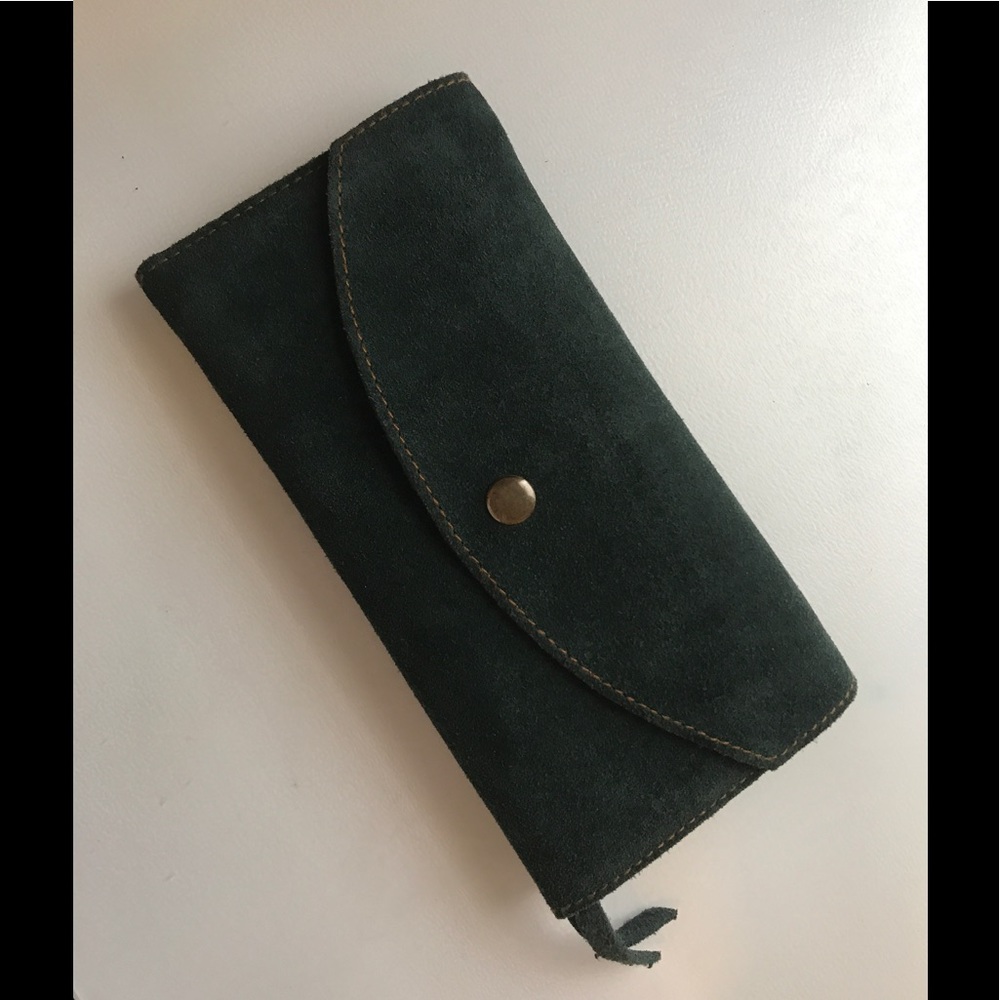 Free People suede wallet