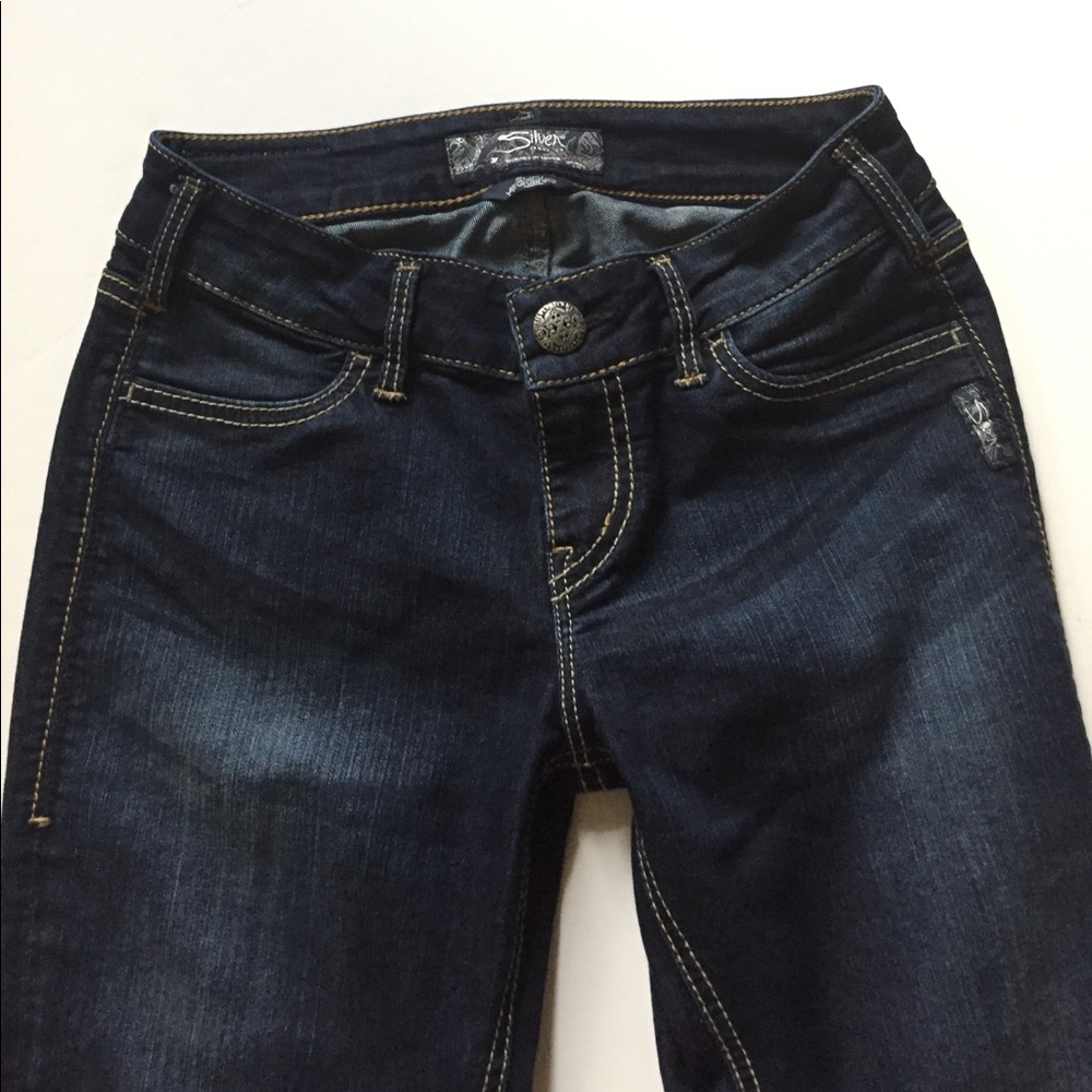 Silver Suki Low Rise Stretch Jeggings - Picture 3 of 8