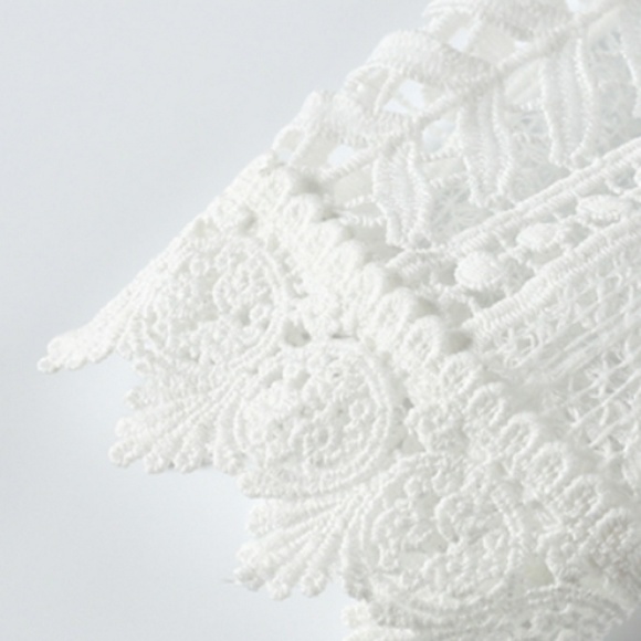 *Restocking* Sexy Glam White Lace Top - Picture 4 of 8