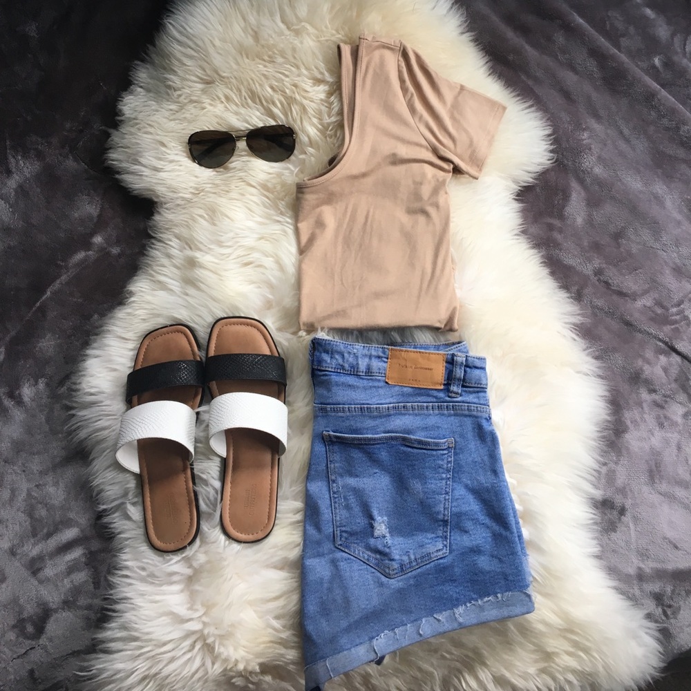 F21 Nude Bodysuit