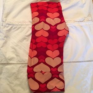 LuLaRoe Valentines Day OS Leggings