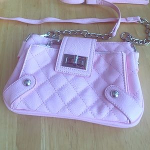 Pretty pink crossbody