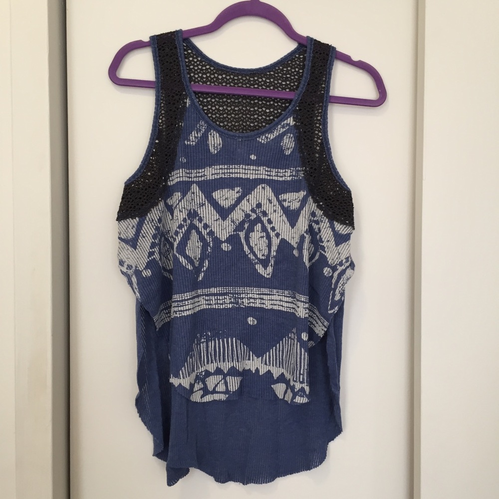 FREE PEOPLE  |  Side-Slit Tank Top