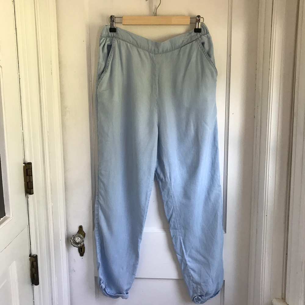 ZARA Trafaluc Elastic Waist Trousers Sz Large