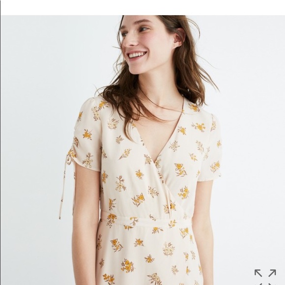 Last chance Madewell wrap silk maxi field bouquet - Picture 2 of 8