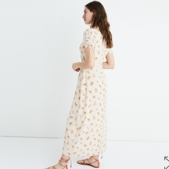 Last chance Madewell wrap silk maxi field bouquet - Picture 3 of 8