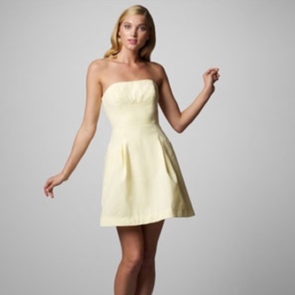 Lilly Pulitzer Blossom Seersucker Strapless Dress