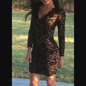 Windsor black lace dress