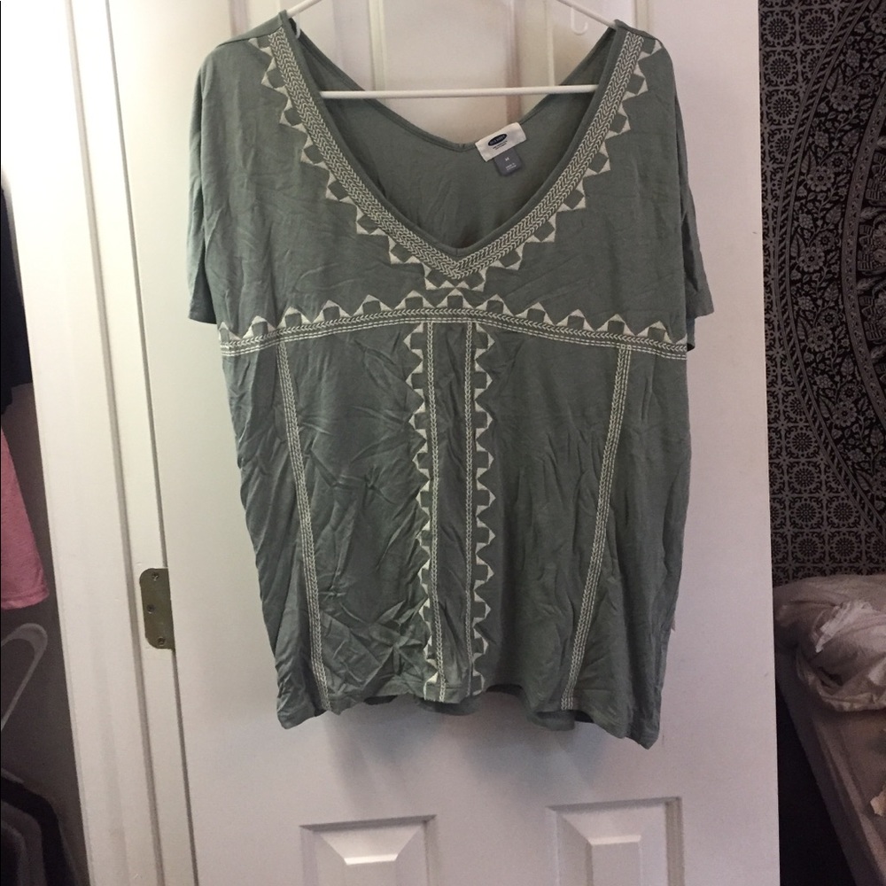 Sea green crochet top