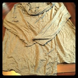 Yogalicious long sleeve grey tunic tee size 1x
