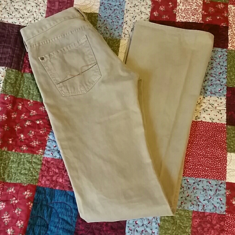 **MOVING SALE** 7 for all mankind tan bootcut