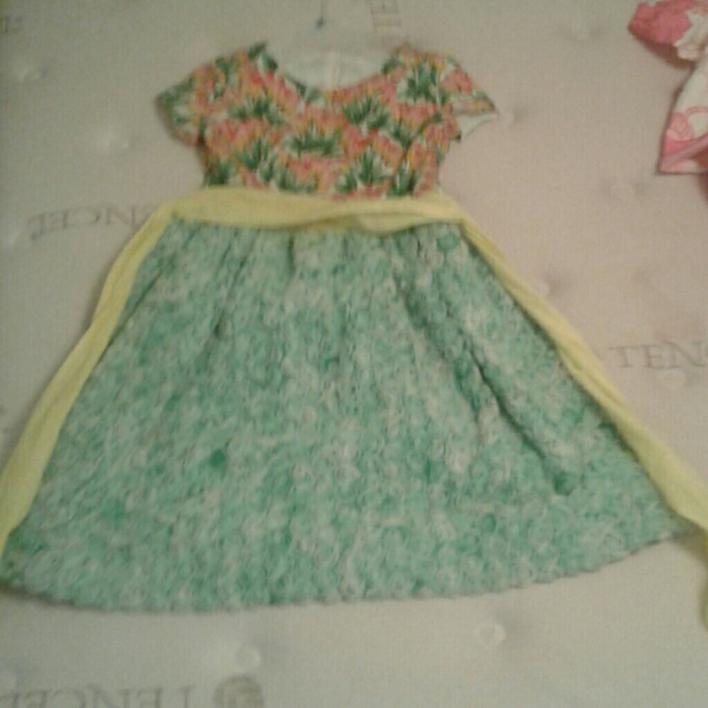 flower girls dress and a casual dress