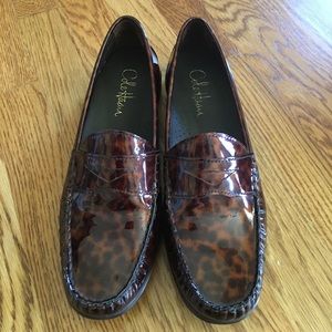 Cole Haan Leopard Patent Loafer