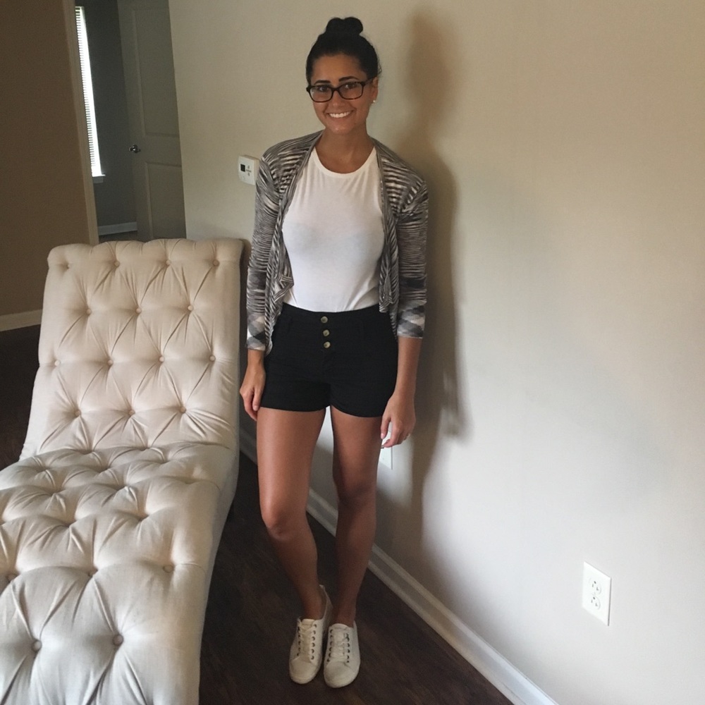 Black swing cardigan