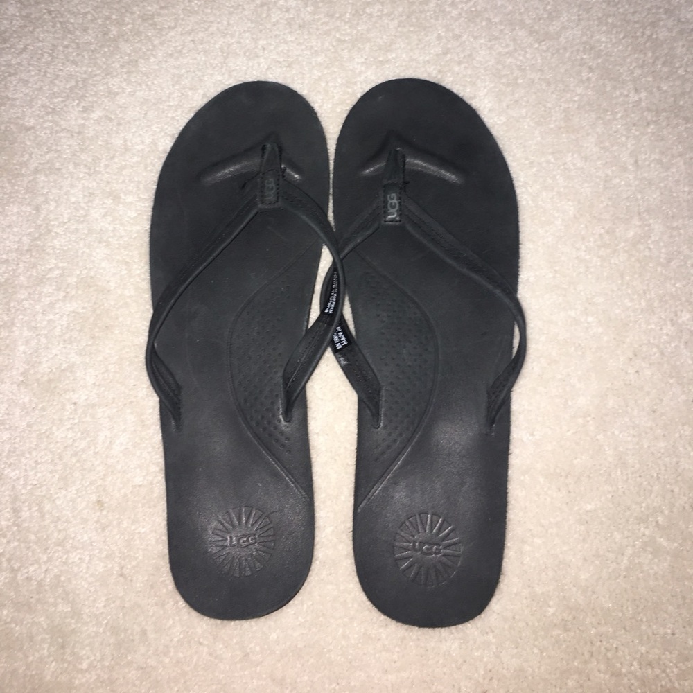 UGG Black Sandals Size 12