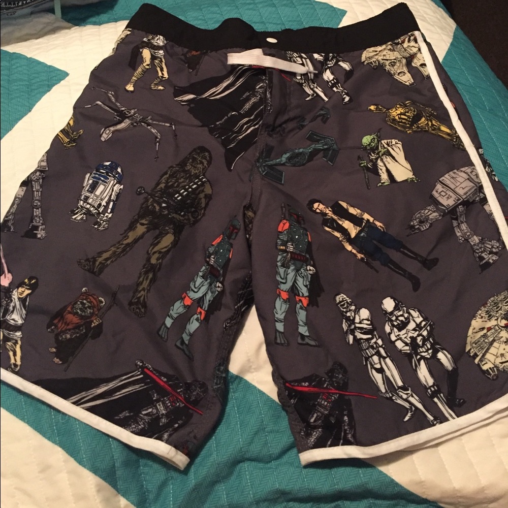 Star Wars swim trunks