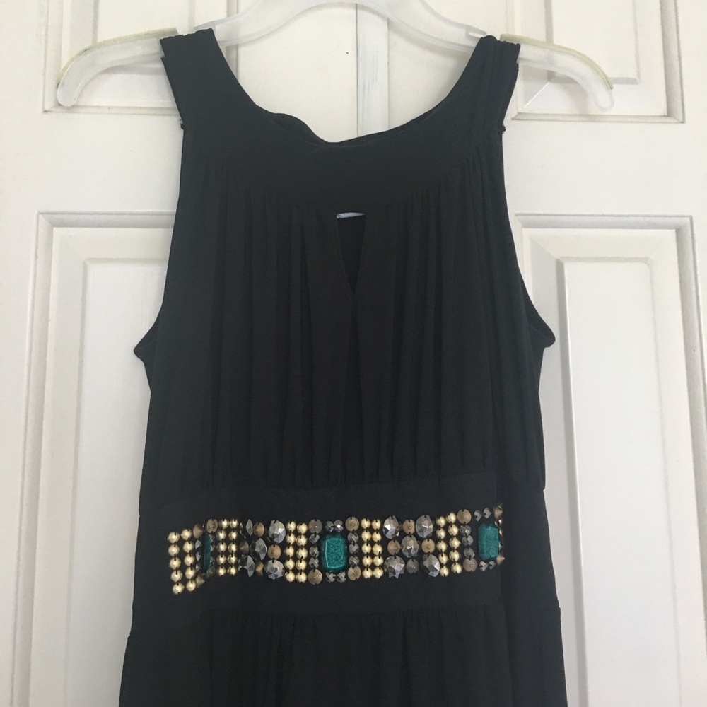 Black jersey dress