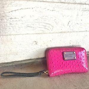 Marc by Marc Jacobs wristlet wallet hot pink. Used