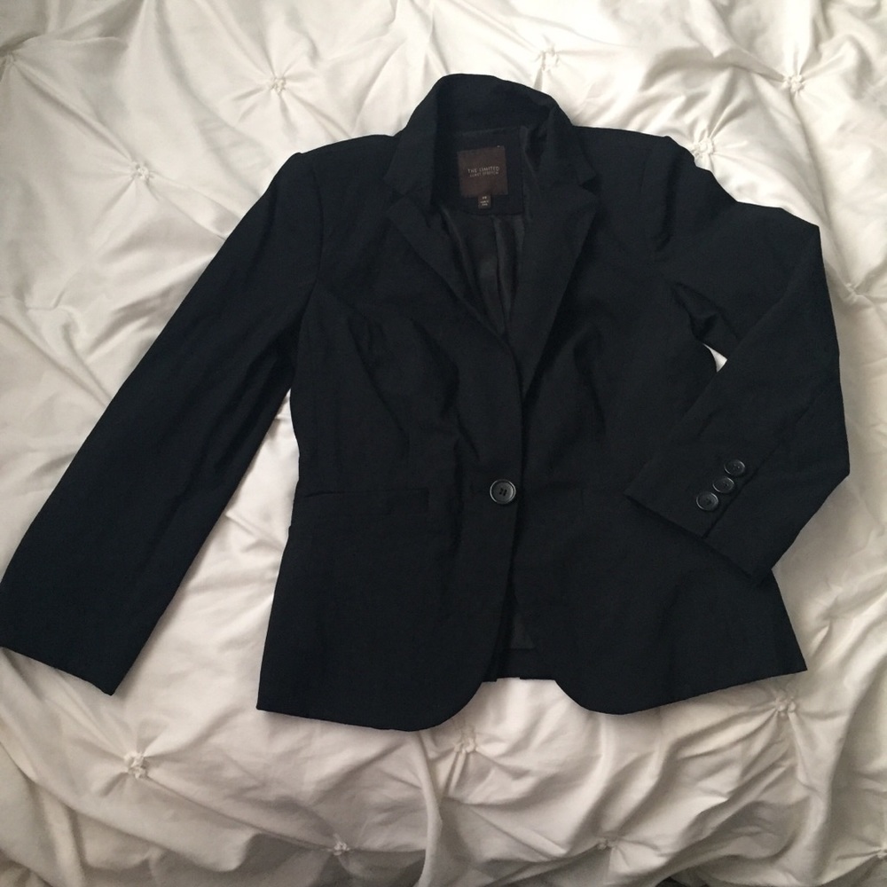 The Limited Black Exact Stretch Blazer