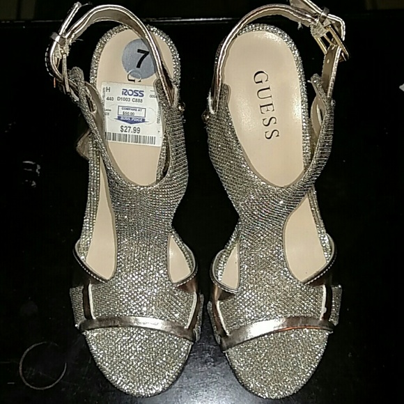 wedges sparkly