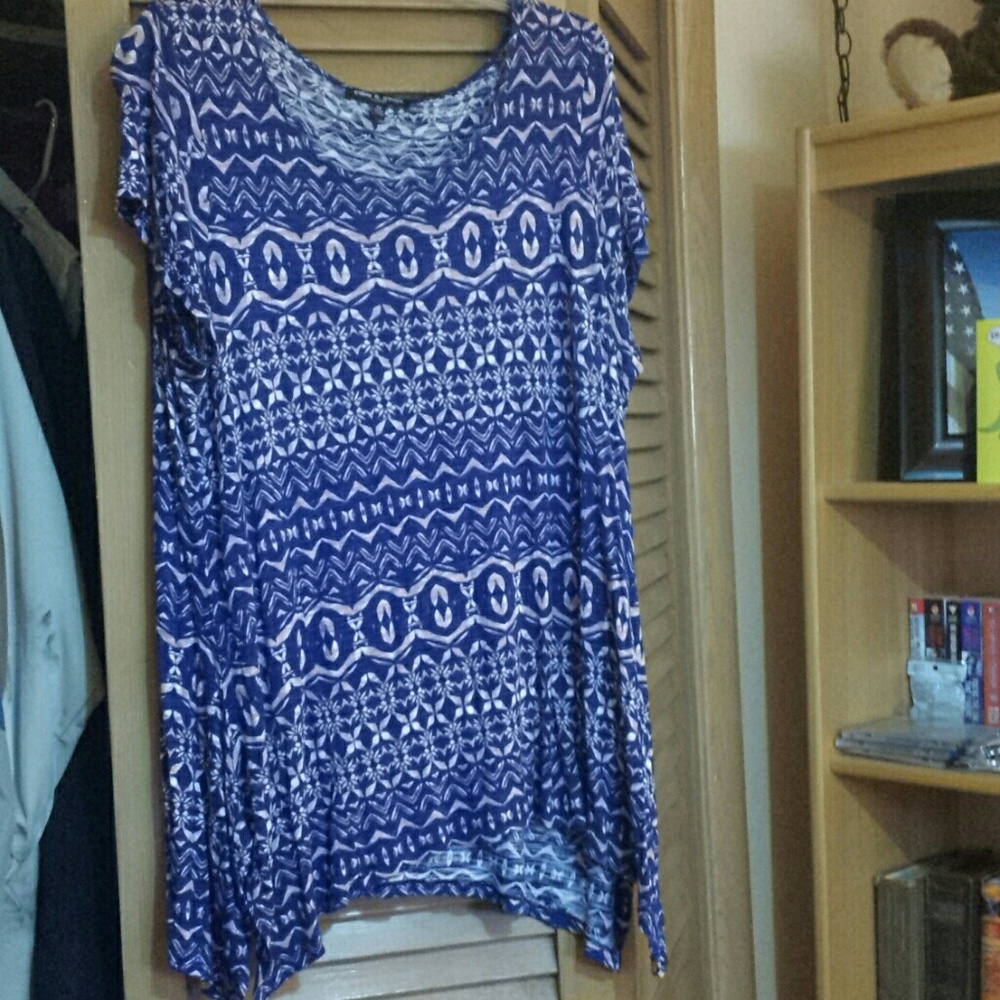 Navy and pink 1x tunic