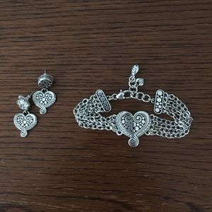 Brighton earrings and bracelet