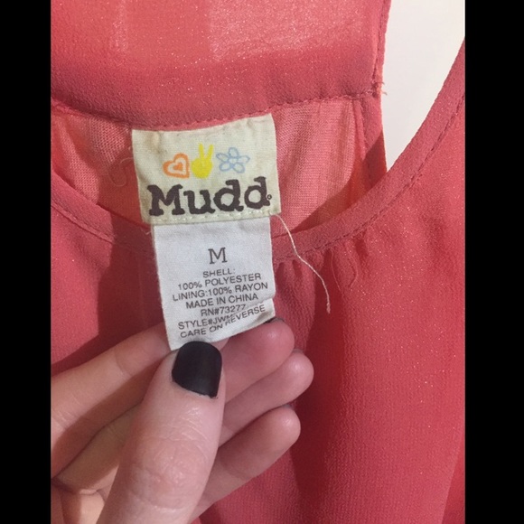 Pink Flowy Racerback Tank Top - Picture 3 of 3