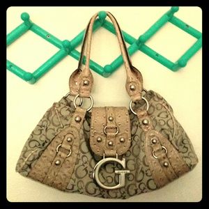 Nude Guess purse