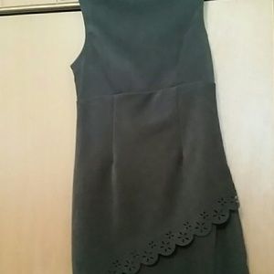 Dark olive green dress
