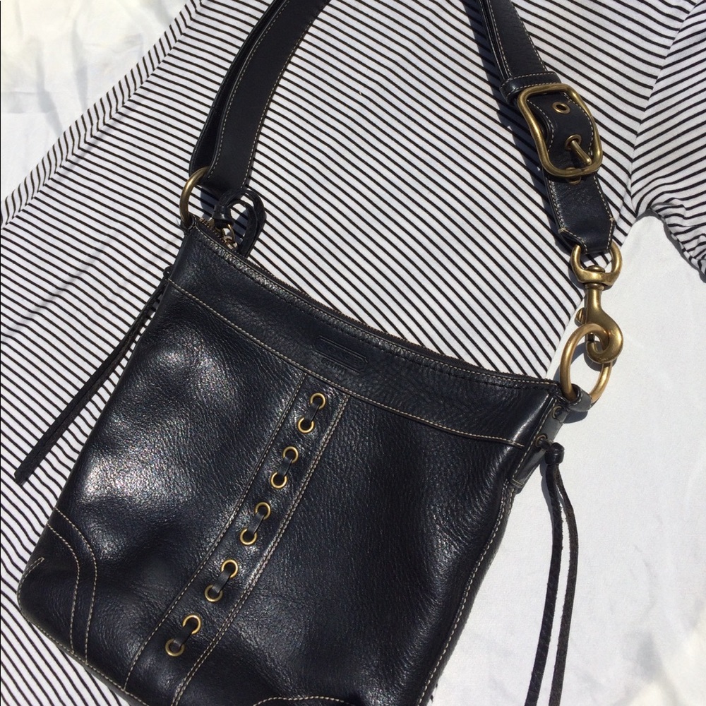 ❤COACH Black Leather Purse