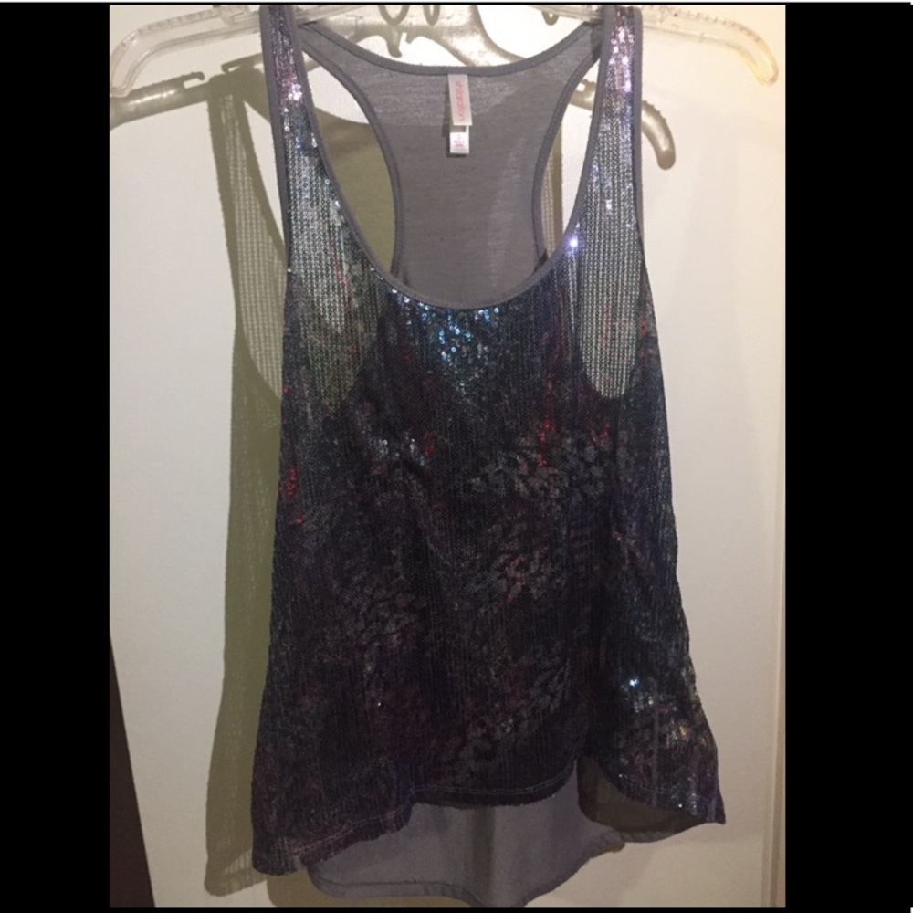 Sparkly Racerback Tank