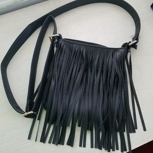 Leather Tassel Bag