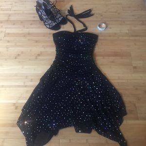 Black party dress size small