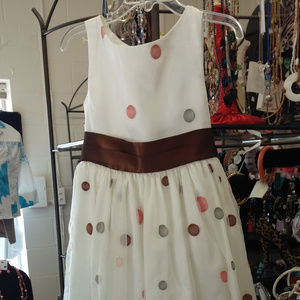 "kids dream" sz 5-6 polka dots girls dress