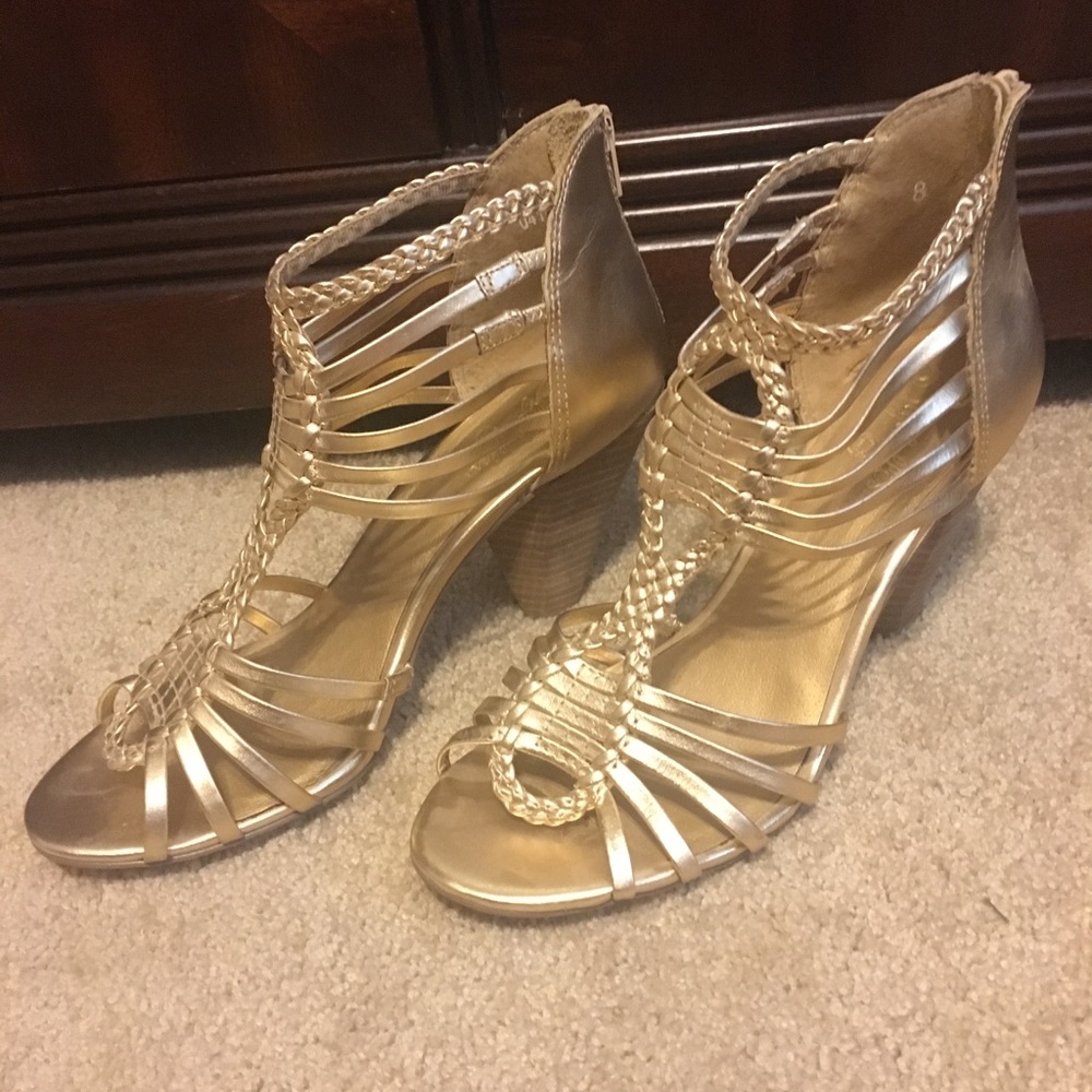 Light gold heels