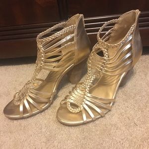 Light gold heels