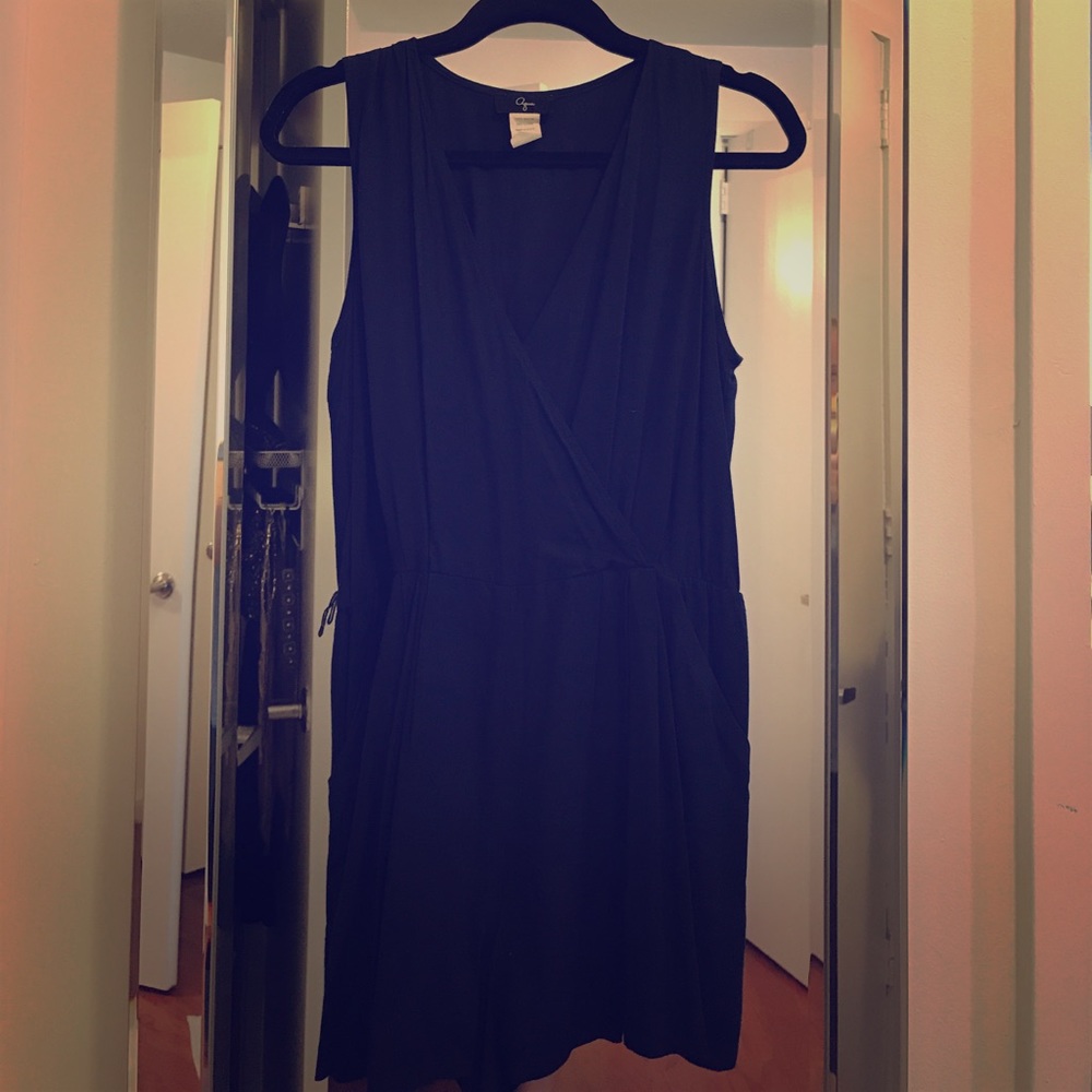 Navy Romper