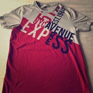 Express Red & Black T Shirt