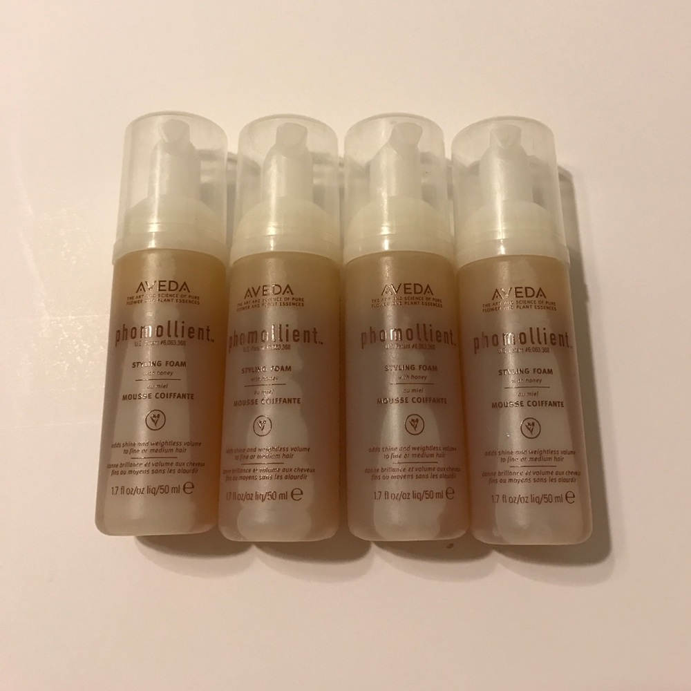 Aveda phomollient styling foam- 4 travel sized