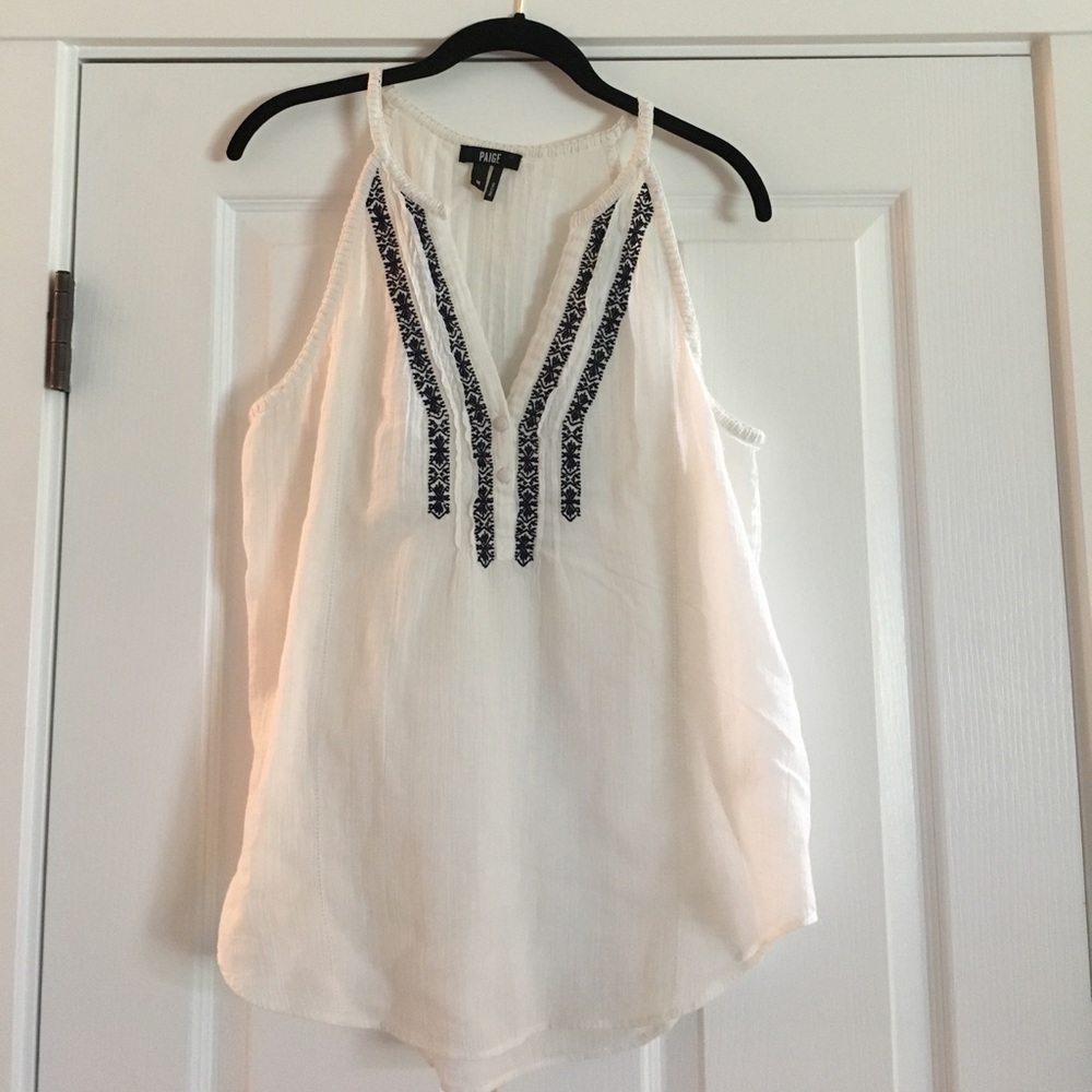 Paige sleeveless blouse/tank top