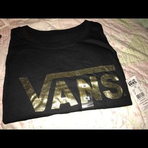 Vans gold logo