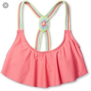 Coral Strappy Bralette Bikini Top Xhilaration