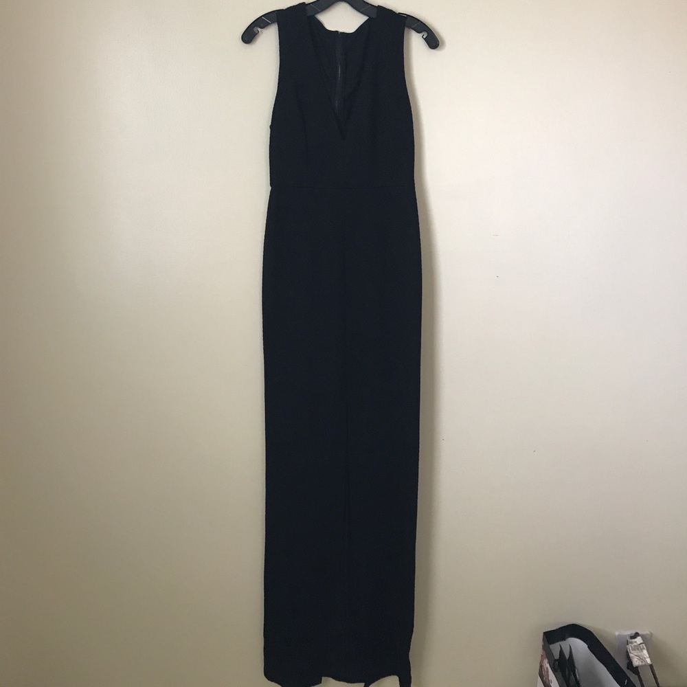 Alice & Olivia Black Kahlo V Neck Dress - Picture 3 of 7