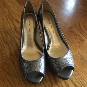 Antonio Melani Metallic Heels