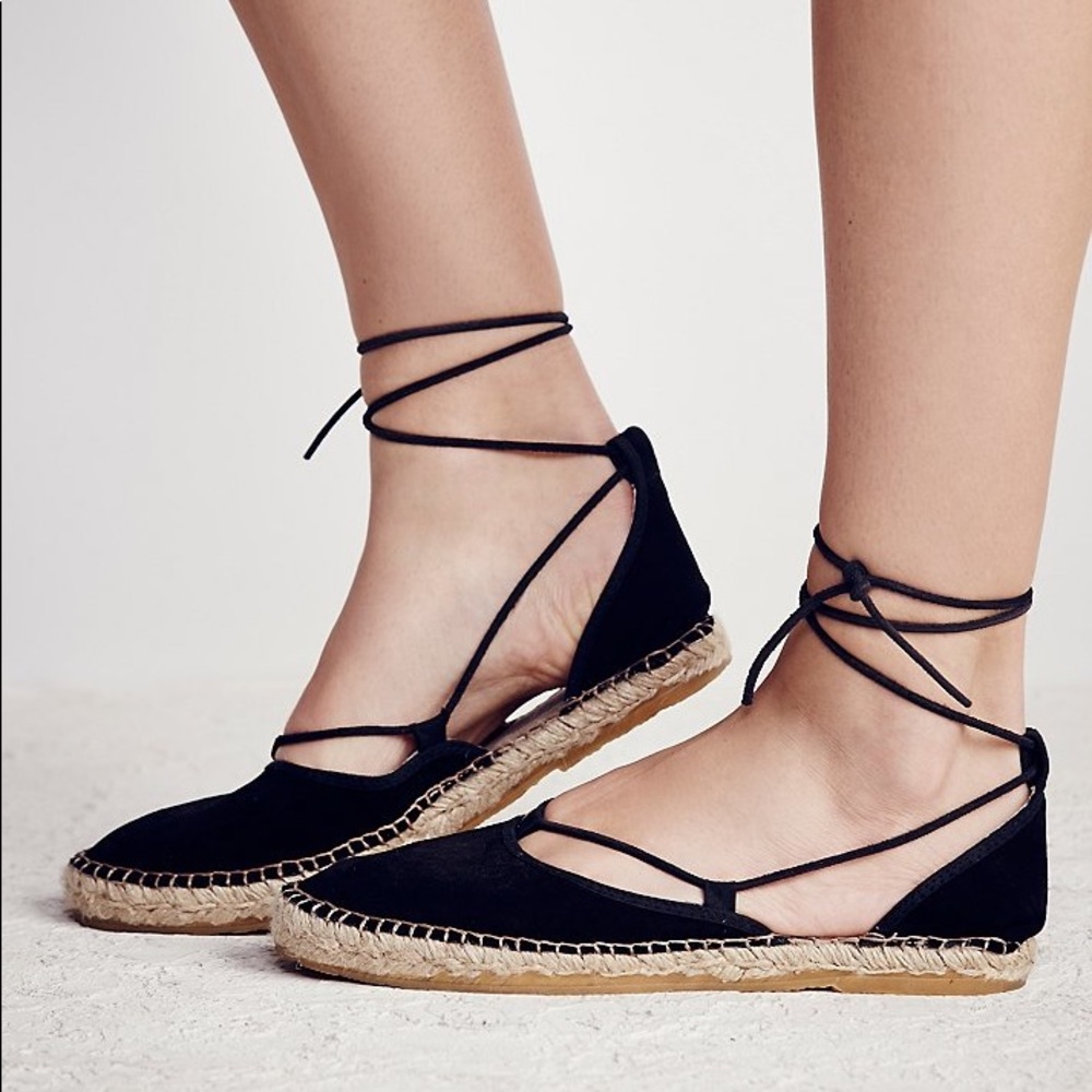 FREE PEOPLE 💋Marina Lace up espadrilles, size 39