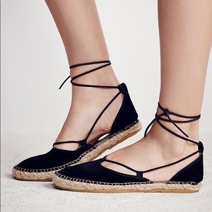 FREE PEOPLE 💋Marina Lace up espadrilles, size 39