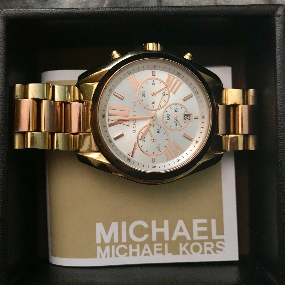 Michael Kors 5651 rose and gold watch