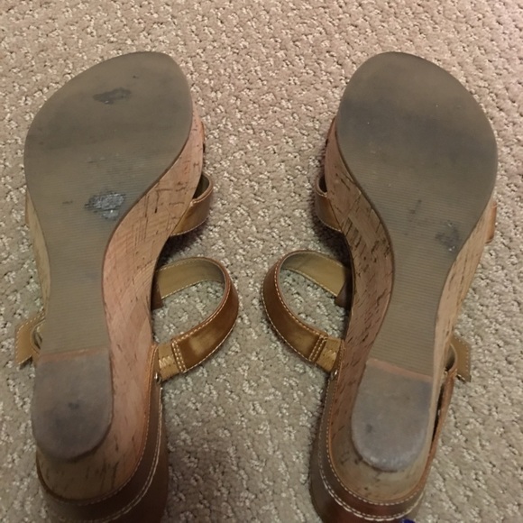 Guess brown & cork low wedges - Picture 4 of 4