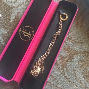 Juicy Couture rose gold Locket Bracelet